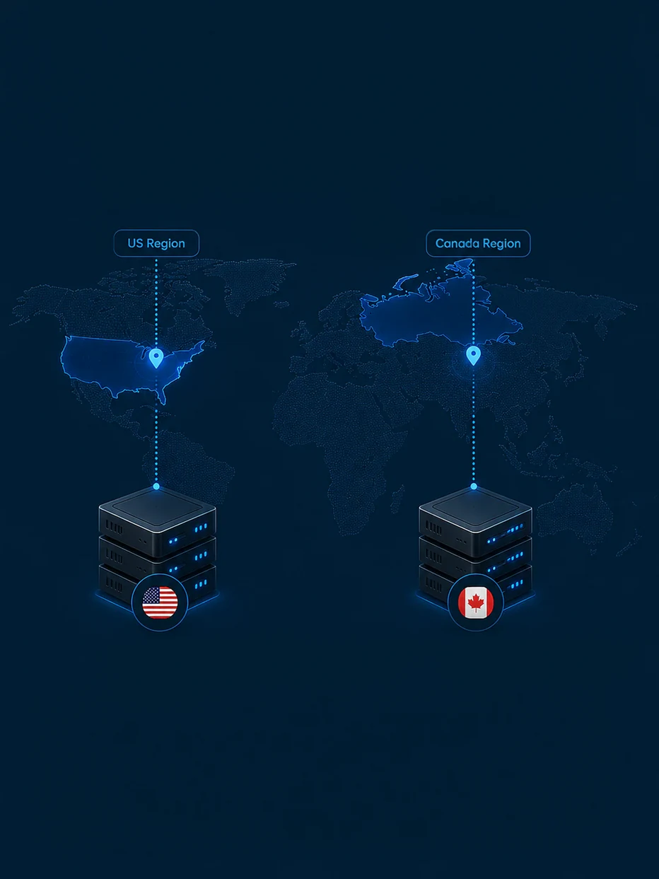 US and Canadian regions